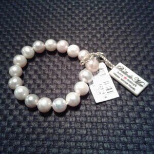 New! Belle de Mer Cultured Freshwater Pearl Bracelet (7-1/2mm)